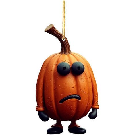 Halloween-Hängedekoration mit Kürbismann, DIY-Geschenk, 5-teilig
