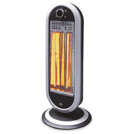 DCG SA9837 Stufa stufetta oscillante girevole alogena al carbonio 900W 2 velocita' anti ribaltamento riscaldamento casa (1/5)
