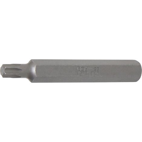 BGS Bit Länge 75 mm Antrieb Außensechskant 10 mm (3/8") T-Profil (für Torx) T40 - 4572