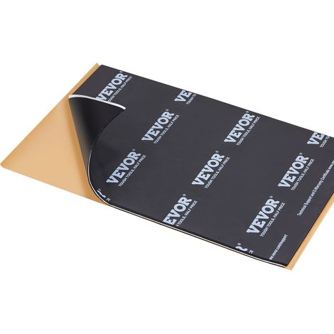 Tapis d'Isolation Phonique 5,1 mm Insonorisation Voiture 2,3 m² Matériau Insonorisant Automobile Caoutchouc Butyle 247,9x390,9 mm Tapis Isolant Thermique Structure 3en1 à 4 Couches pour Voitures (1/5)