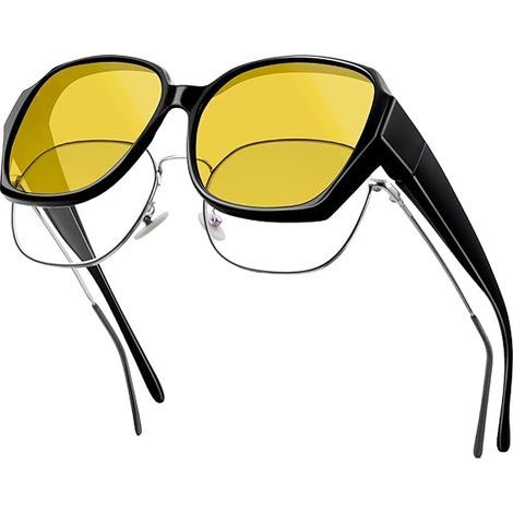 Lunettes de protection nocturne polarisées – Norme EPI – Anti-éblouissement – Réduction de fatigue – Pour conduite, pêche, vélo (1/5)