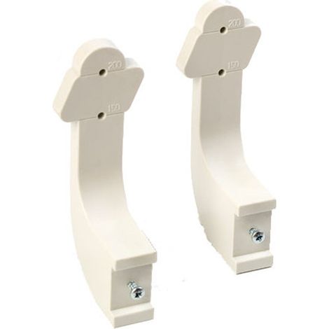 Support horizontal pour goulotte de câblage (2 pièces)
