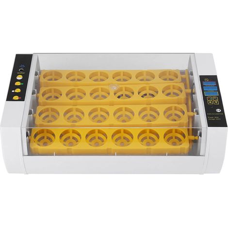 Incubateur automatique numérique pour 24 œufs avec contrôle de température et éclosoir à poussins (1/5)