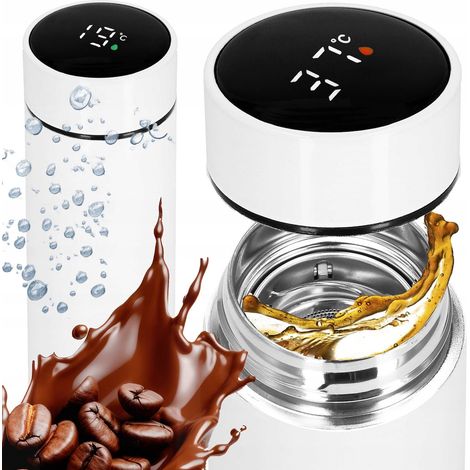 THERMOS TERMICO TAZZA 500 ML DISPLAY SCHERMO LED PER CAFFÈ TÈ SMART