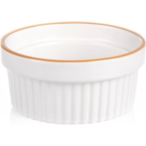 Ramequín de cerámica de 11,5 cm y 290 ml (apto para horno y microondas)