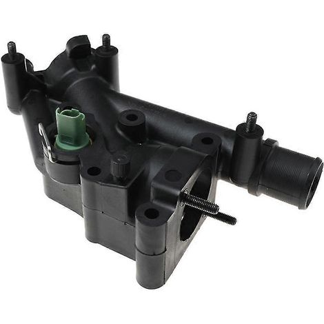Bride de boîtier de thermostat de liquide de refroidissement moteur 9687927980 pour 307 407 C4 C5 1338av 1336x9 en plastique (1/5)