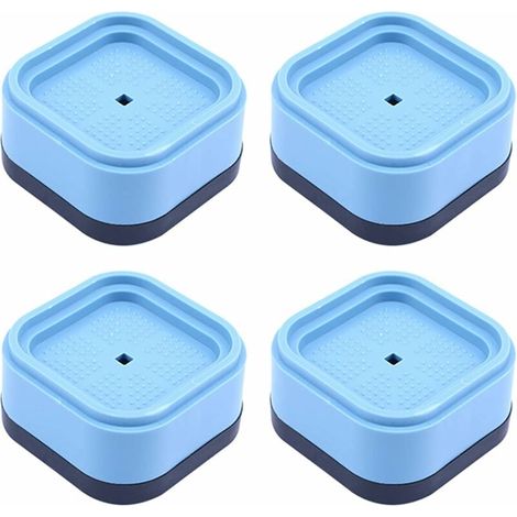 Anti Vibration Tampon,4Pièces Tampons À Pied Machine À Laver Pieds de vibration pour Amortisseur Base stabilisateur universel anti dérapant pour réfrigérateur Appareils meubles maison (1/5)