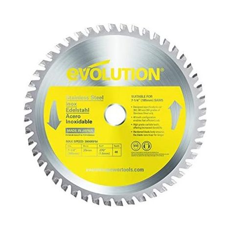 EVO 677182 DISCO EVO 180 ACERO INOX