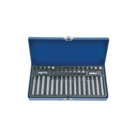 Juego de puntas de impacto de 40 piezas, largas, ranuradas/PH/i6-KT./XZN/T TECWERK (1/5)
