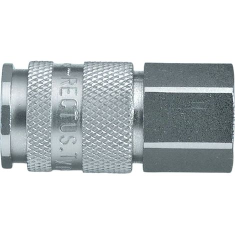 Raccord rapide pneumatique Legris, Filetage femelle vers Femelle 1/2 in Female 27mm 1/2pouces Européen, Profil rectus ( Prix pour 1 )
