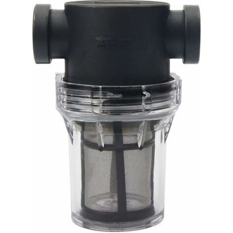 Pipeline Filtre pour pompe à eau 1/2" avec tamis en acier inoxydable 100 mailles, filtre en maille en ligne pour arrosage du jardin (1/4)