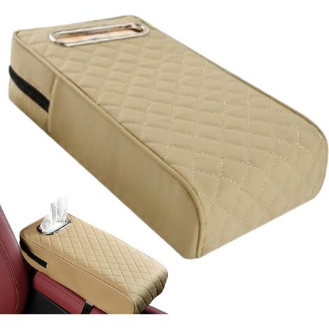 Housse de console centrale – Housse d'accoudoir de voiture – Coussin avec boîte à mouchoirs, accoudoir de voiture pour la plupart des accessoires d'intérieur de voiture (1/5)