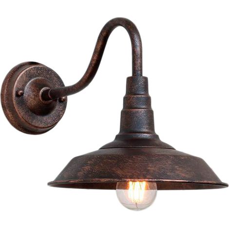 Aplique De Pared Vintage "ROC" - Óxido