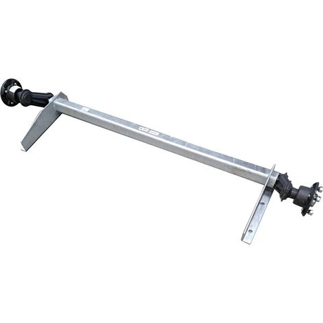 Essieu Remorque Lider 750Kg 4TR 100 EAB 1250mm