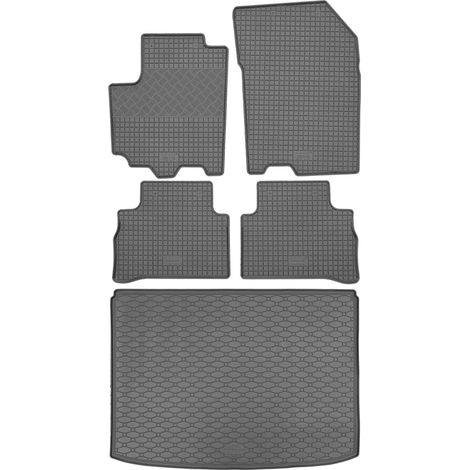 Set di tappetini in gomma per auto e tappetino per bagagliaio per Suzuki Vitara SUV da marzo 2015 al 2019.