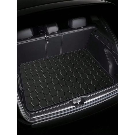 Tapis de coffre de voiture hexagonal, imperméable, anti-poussière, anti-rayures, adapté aux SUV, berlines et hayons, antidérapant, facile à nettoyer. (1/5)