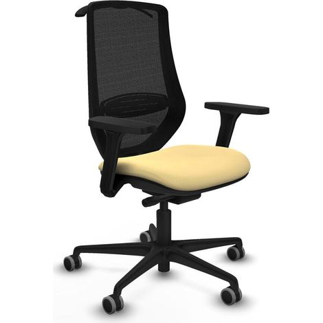 piqueras-y-crespo Silla Mardos Bürostuhl Creme bequem