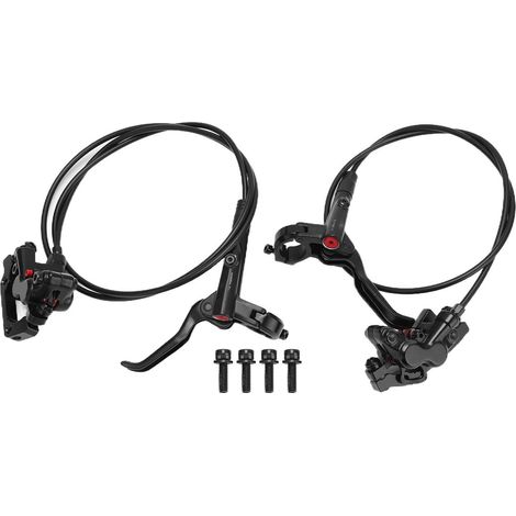 Frein hydraulique à disque M4 vélo MEROCA, étrier 4 pistons MT420, frein arrière gauche et avant droit (1/5)