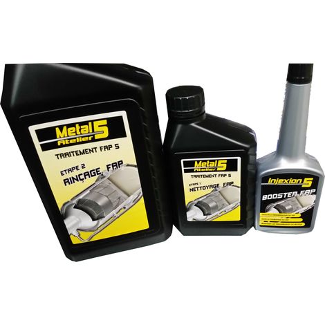 Pack traitement FAP 2750ml – FAP5 – Nettoyage filtre à particules sans démontage – Usage professionnel – Metal 5