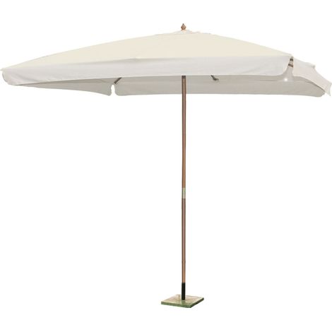 Ombrellone in legno 300x300 palo mm.50 arredo esterno piscina - Fraschetti (1/5)