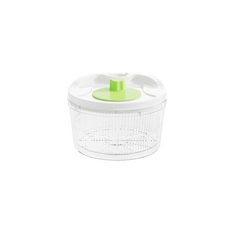 Essoreuse à salade & lave-légumes – Égouttoir multifonction pour légumes-feuilles, avec base antidérapante et bol de récupération, ustensile de cuisine-Crezuo