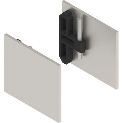 HELM GT-L Abdeckkappen-Set Aluminium Edelstahl-Effekt (1/4)