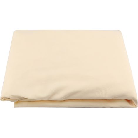 Ensemble de drap-housse antistatique microfibre brossée jaune 180x200+30 cm, literie anti-poussière. (1/5)