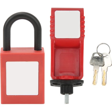 Ortviai Cadenas de Sécurité pour Disjoncteur GV2ME avec Serrure Nylon 25mm BD-D100