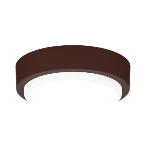 Plafoniera classica top light baku 28 co gx53 led ip54 alluminio policarbonato
