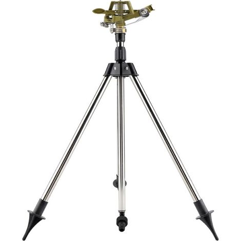 Heavy Duty Impact Sprinkler on Tripod Base, Tripod Sprinkler for Yard Large Area, Extra Tall 360 Degree Rotating Lawn Sprinkler with Nozzle, Waters Up to 24m (1/5)