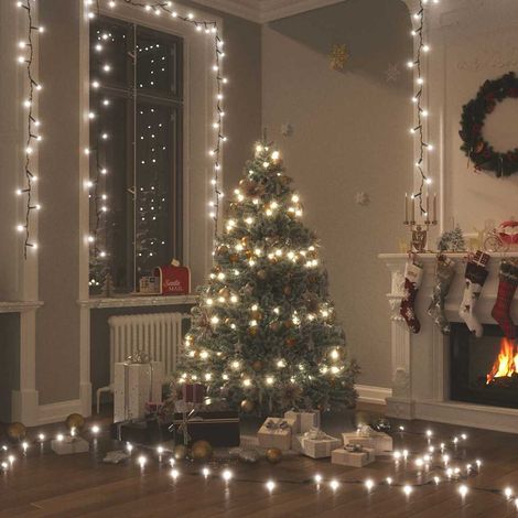 Guirlande lumineuse Moderne - Guirlande LED extérieur et interieur avec 300 LED Blanc froid 30 m PVC BV750200 - BonneVie (1/5)