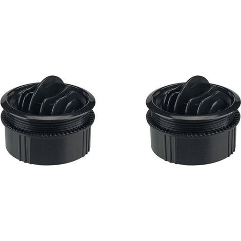 Convient pour deux évents de ventilation sphériques ronds universels/évents de climatisation, applicables aux automobiles, aux bus et aux camping-cars (Φ71/63/25mm). (1/5)