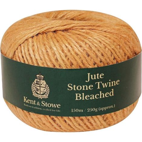 Kent & Stowe 70100830 Jute Twine Bleached Stone 150m (250g) K/S70100830 (1/5)