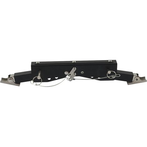 1 jeu. Couleur : Noir. Matériau : Métal. Stabilisateur de marchepied pliable pour caravane/camping-car. -DECOWOOD (1/5)