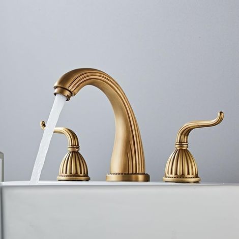 Brass sink tap Bathroom sink tap Popular domestic-use brass designer tap (1/5)