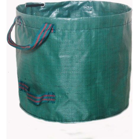 Sac poubelle de jardin 60 l en PE résistant - Autoportant et pliable - Réutilisable - Idéal pour les déchets verts, les tontes de gazon et autres déchets de jardin. (1/5)