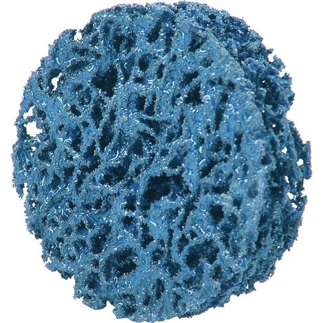 Disque de polissage à bande polyéthylène de 50 mm (2 pouces) avec système de verrouillage par rouleau, pour enlever la rouille et la peinture (bleu) (1/5)