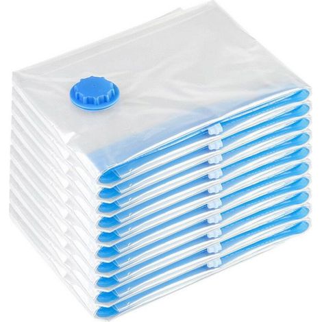 Sac De Rangement Sous Vide - 100 X 120 Cm - Pour Literie Oreiller Serviette - Compression Bag