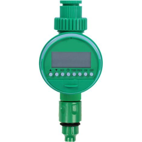 Temporizador de riego inteligente, aspersor automático, temporizador programable resistente al agua, pantalla LED, controlador de riego para jardines y agricultura, riego para jardinería. (1/5)