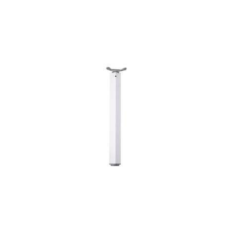 Pied de table TA001 710/60x60mm blanc brillant - réglable (1/3)