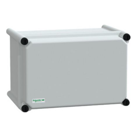 Cassetta PLS, retro in poliestere, copertura PC opaca IP65 18x27x18cm - NSYPLSC1827G