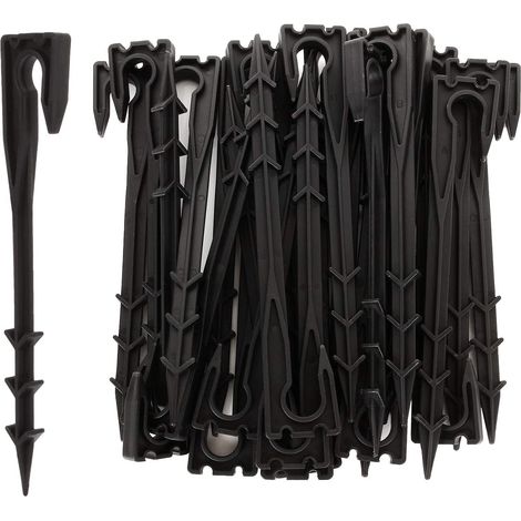 Piquets de Support de Tuyau d'irrigation Support pour Tuyau 4 / 7mm, 16mm Piquet de Tube Irrigation Goutte à Goutte Plastique Outil de Jardinage,Paquet de 30