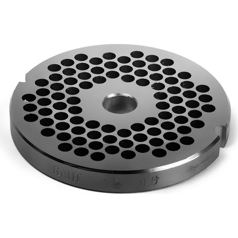 Piastra acciaio inox Tre Spade TC 10 12 tritacarne fori mm 4 5 F11064/IR