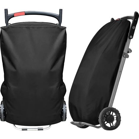 Housse de barbecue à gaz pour gril Weber Traveler, protection imperméable, résistante aux UV, couvre-étagère, usage extérieur, taille adaptée, modèle universel, avec cordon de serrage, finition robust (1/5)