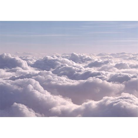 Fototapete Wolken Himmel Natur – Moderne Großformat Wandtapete 200x140 cm – Für Wohnzimmer & Schlafzimmer