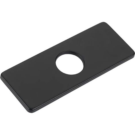 Plaque de finition en acier inoxydable, lot 6, cache-trou pour (1/5)