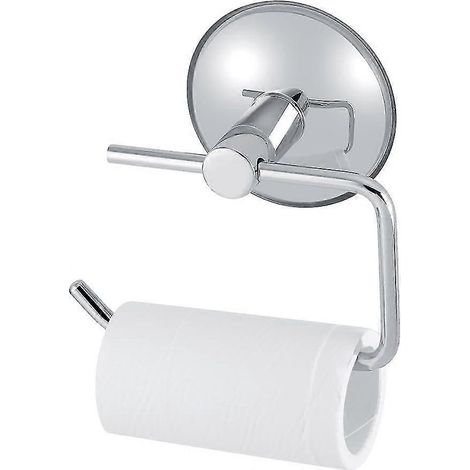 Porte-papier toilette mural à ventouse en acier inoxydable 2025 (1/5)