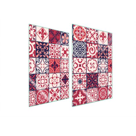 TABLERO PROTECTOR DE VIDRIO PARA COCINA 2x35x52 MOSAICO (1/5)