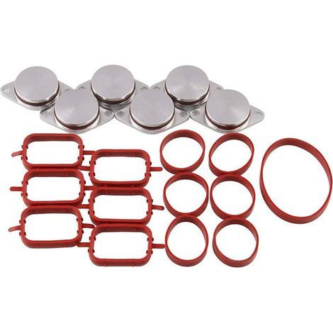 Kit de 6 bouchons 33mm pour valve d'annulation galerie admission d'air – Aluminium usiné CNC – Compatible moteurs BMW M57 (1/5)