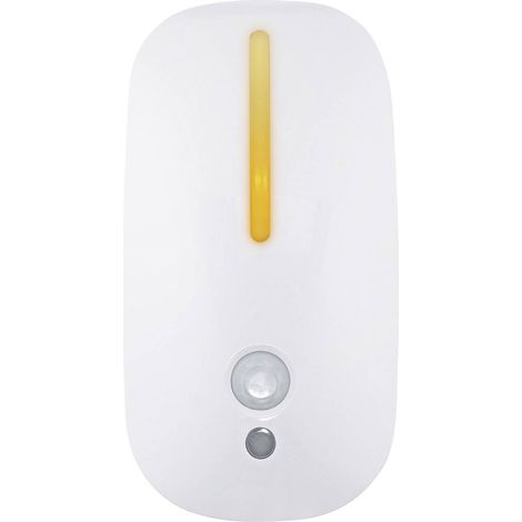 MÜLLER-LICHT LAMPE LED AVEC DÉTECTEUR DE MOUVEMENT/CAPTEUR CRÉPUSCULAIRE AVEC 1,8 W 1500 K ML400072, PLASTIQUE, BLANC, 1 1.8 WAT (1/4)